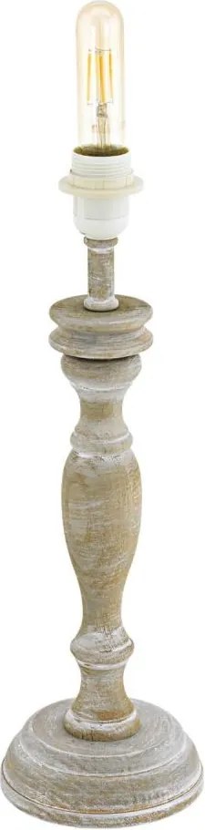 Eglo 33053 - Lampă de masă 1x E27, 60 W, 230 V, gri/patină