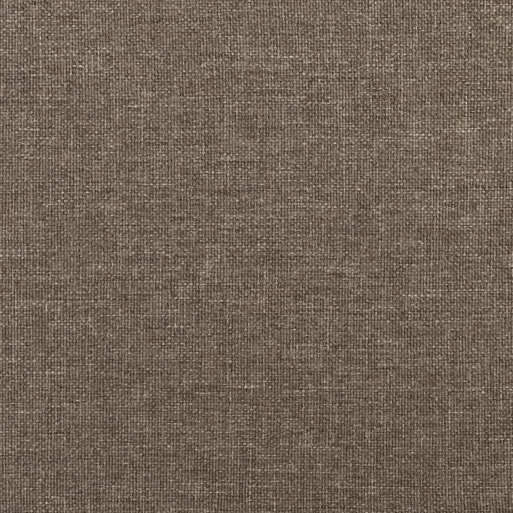 Set de canapea cu perne, 4 piese, gri taupe, material textil