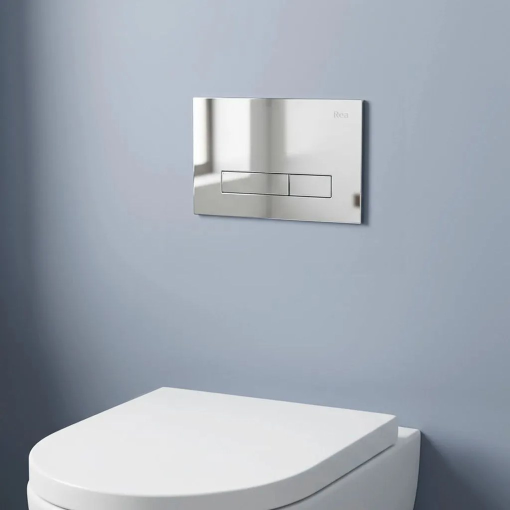 Clapeta pentru rezervor incastrat Rea HD K011A-Q Chrome