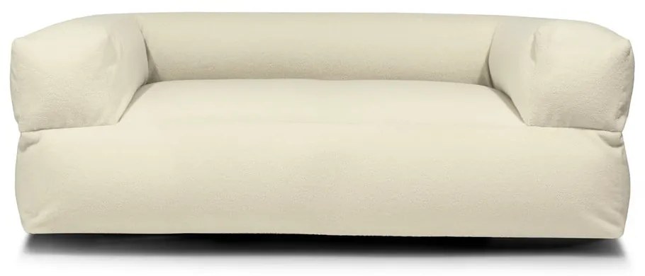 Fotoliu bean bag maro cu tapițerie din țesătură bouclé Sofa MooG – SLOWDOWN