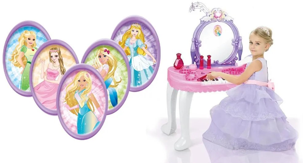 2 in 1 masuta de toaleta de jucarie si pian