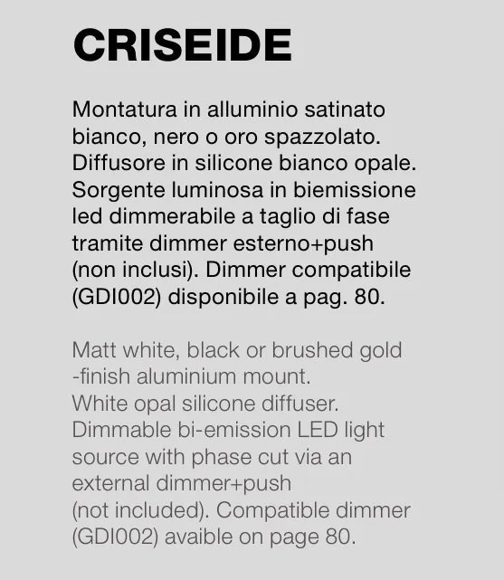 Lustra LED circulara diametru 96,6cm CRISEIDE, alb, negru sau auriu