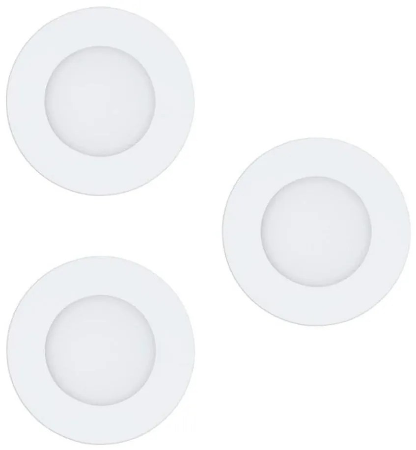 Eglo 78195 - Set de 3 spoturi LED încastrate FUEVA LED/2,7W/230V
