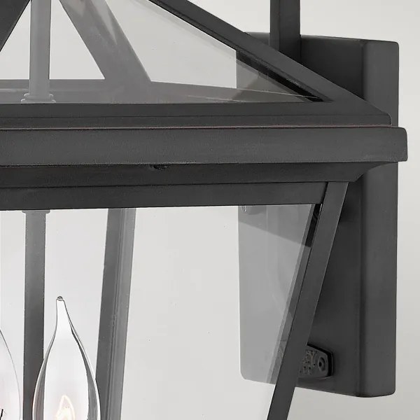 Quintiesse QN-ALFORD-PLACE2-M-MB - Aplică de exterior ALFORD M 2xE14/40W/230V IP44