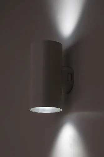 Aplica LED iluminat exterior ambiental, Protectie IP65 Urfa II alba