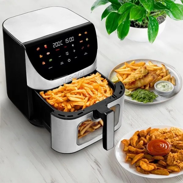 Friteuză cu aer cald inteligentă TESLA Electronics AirCook 9 l 1700W/230V Wi-Fi