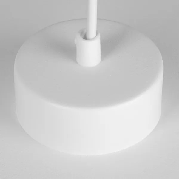 Pandantiv suspendat pe cablu PIATTO 1xGX53/15W/230V Ø 45 cm alb