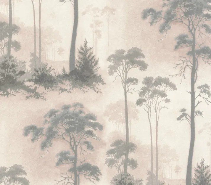 Tapet Prior Park, Pink Luxury Tree, 1838 Wallcoverings, 5.3mp / rola