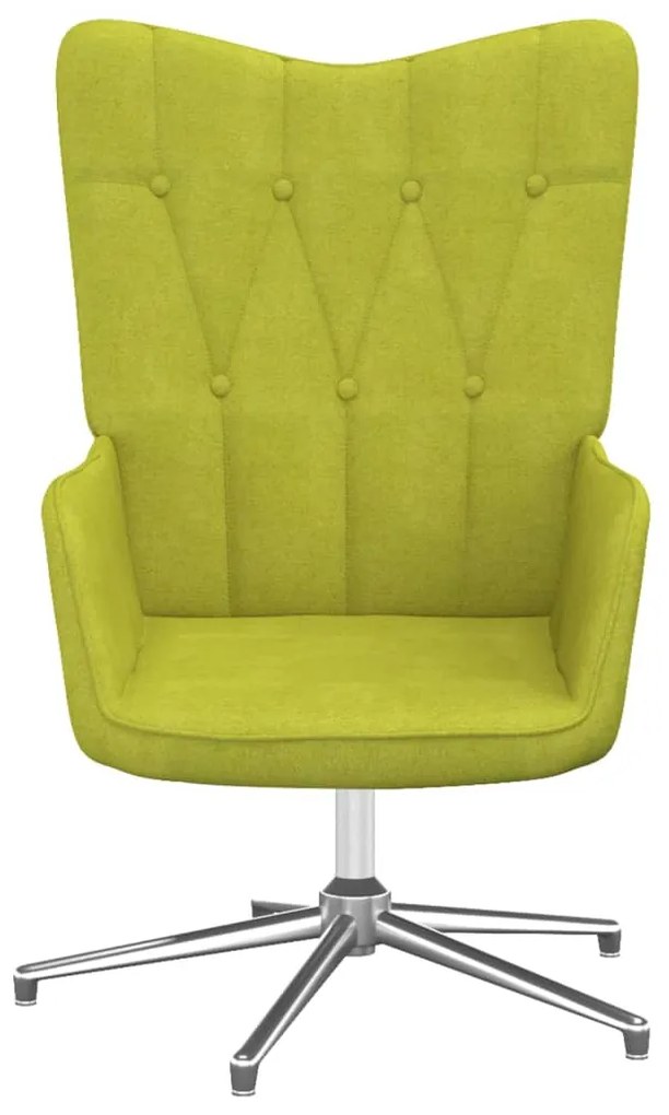 327594 vidaXL Scaun de relaxare, verde, material textil