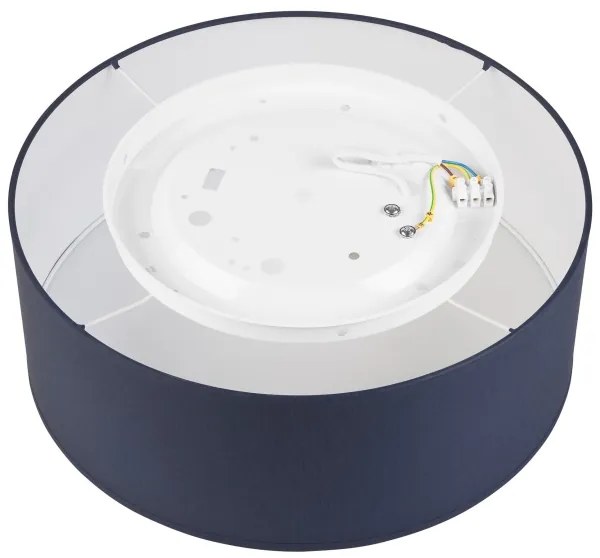 Plafonieră SIRJA PASTEL 1xE27/60W/230V d. 35 cm albastru închis