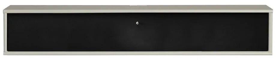 Comodă TV neagră/bej 133x22 cm Mistral – Hammel Furniture