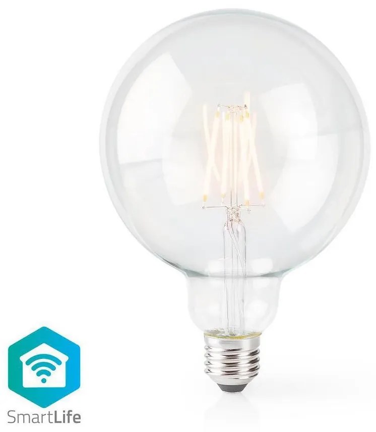 Nedis WIFILF10WTG125 − LED Dimmabil inteligent bec VINTAGE G125 E27/5W/230V