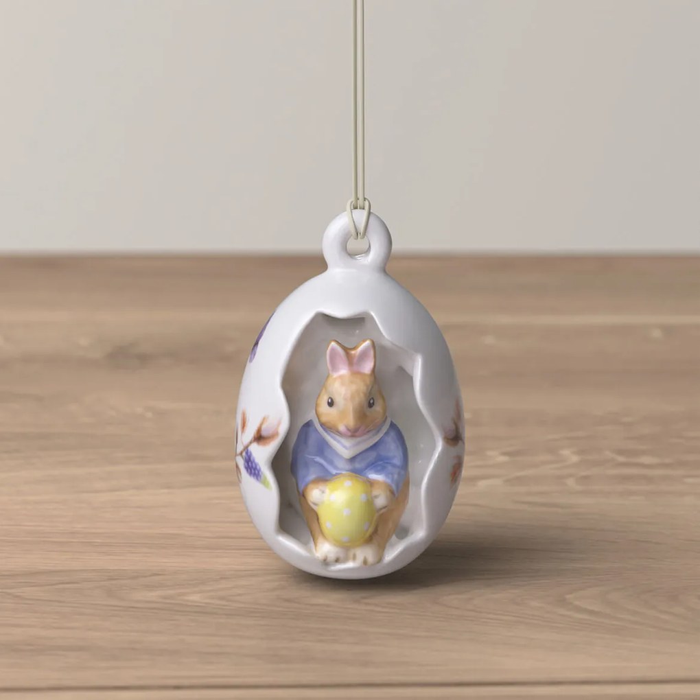 Decorațiune de Paște Max, flori albastre, colecția Bunny Tales - Villeroy & Boch