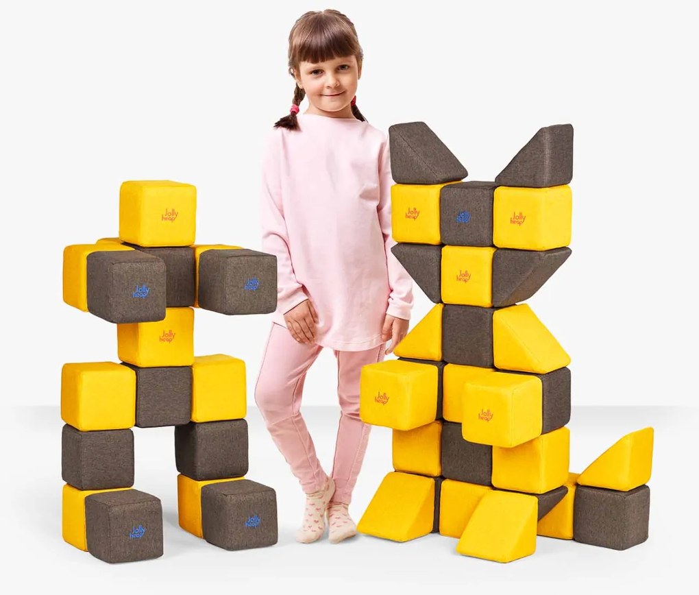 SET MEDIU - 50 BLOCURI MAGNETICE MOI - 1-99 ANI - JOLLYHEAP