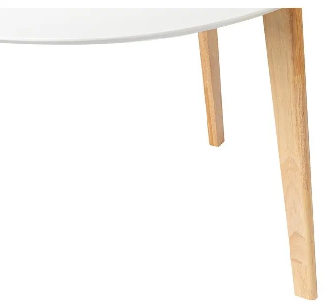 Masă dining cu blat rotund alb Bonami Essentials Vojens, ⌀ 105 cm