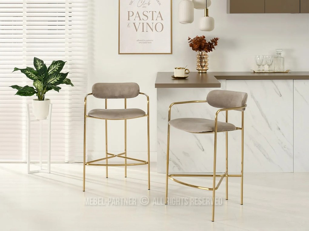 Scaun Viola (bej + auriu). Promo -19%. 1110752