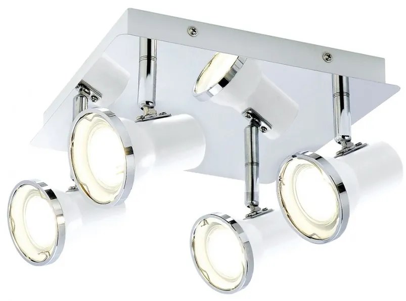 Plafoniera cu 4 spoturi directionabile pentru baie IP44 Steve 5500 RX