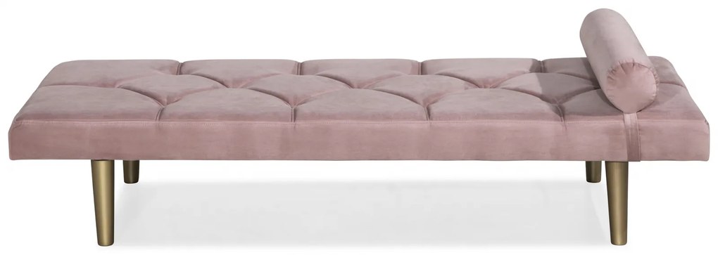 Pat de zi Diana, Roz, 185x40x75 cm