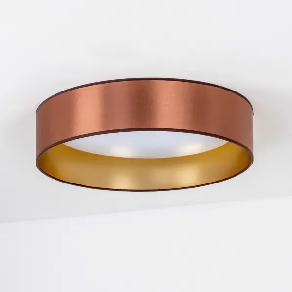 Plafonieră LED Duolla ROLLER LED/24W/230V d. 45 cm cupru/auriu