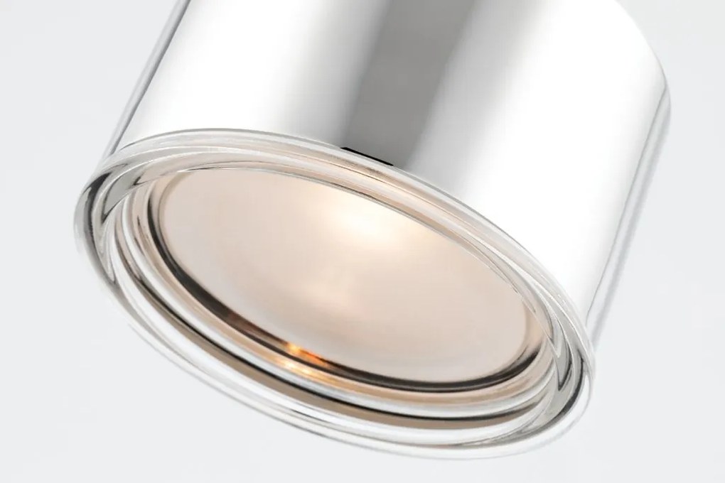 Aplica de perete design modern NORA, nichel lucios