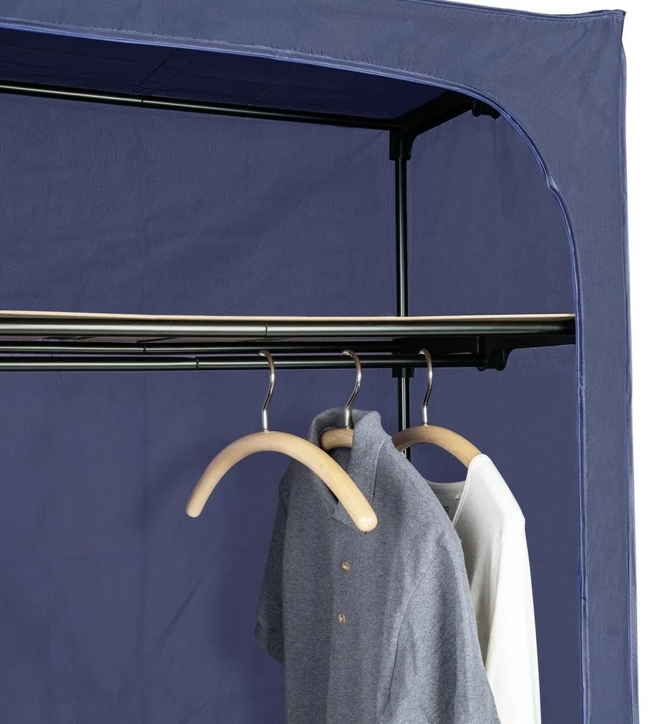 Wenko Dulap pliabil din material textil cu raft Business, 160 x 50 x 75 cm