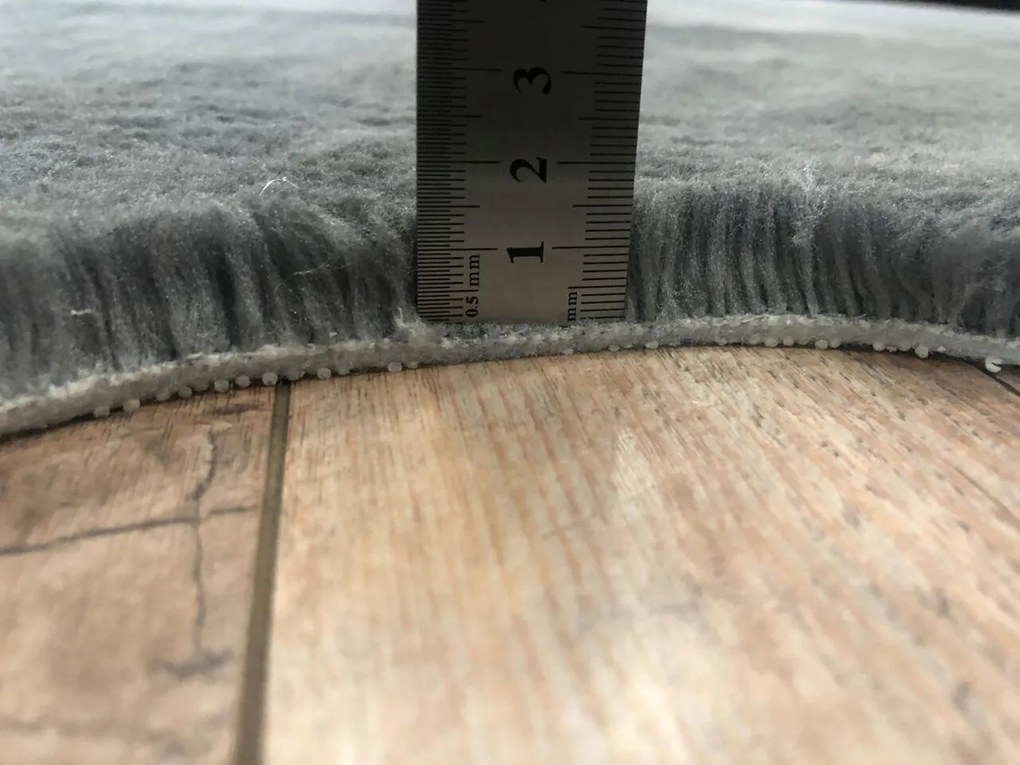 Covor, Post Plush, 120x170 cm, Gri inchis