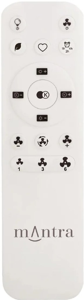 Lustra LED CCT cu ventilator si telecomanda MISTRAL Mini negru MA-8831