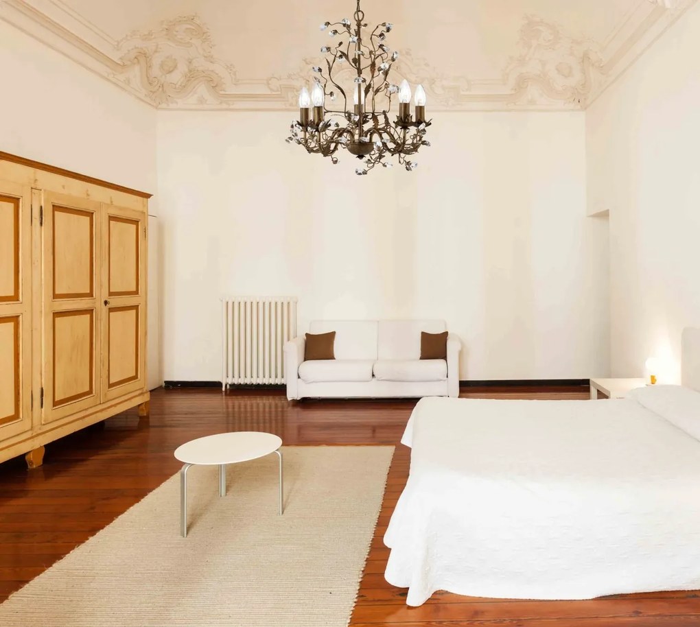 Lustra decorativa stil clasic Almandite 5L maro auriu 2495-5BR SRT