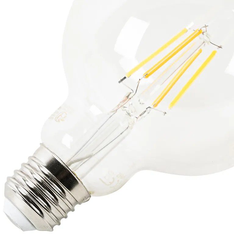 Lampă LED Smart E27 reglabilă în Kelvin G95 4,5W 470 lm 1800-4000K