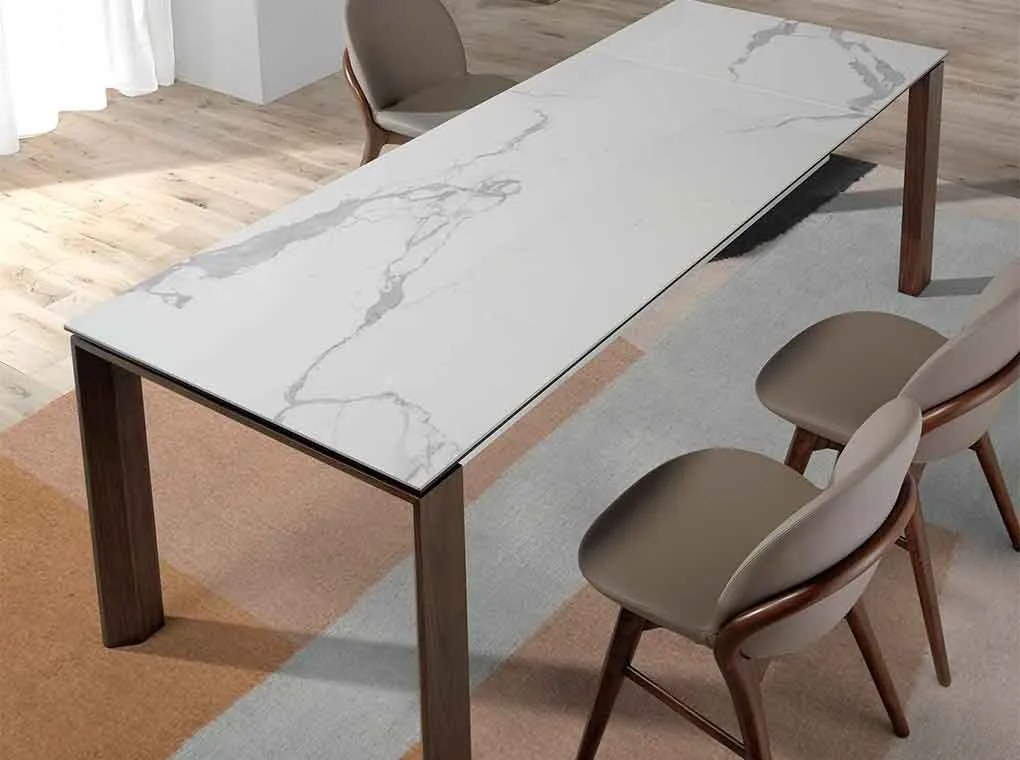Masa dining extensibila design ultra-modern Ceramic 180-235x90cm