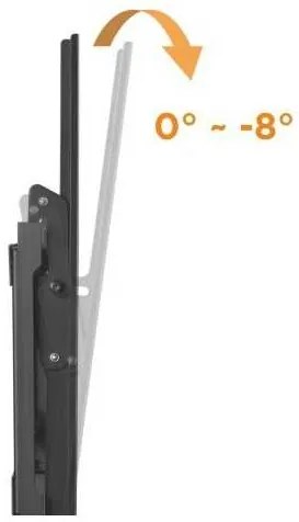 Suport de perete reglabil TV LP72-46T, negru