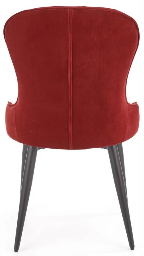 Scaun K366 velvet bordo