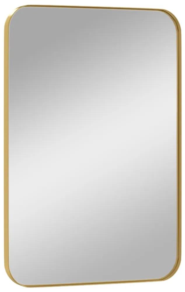 Oglinda de perete, auriu, 40x60 cm, dreptunghiulara 1, Auriu, 40 x 60 cm