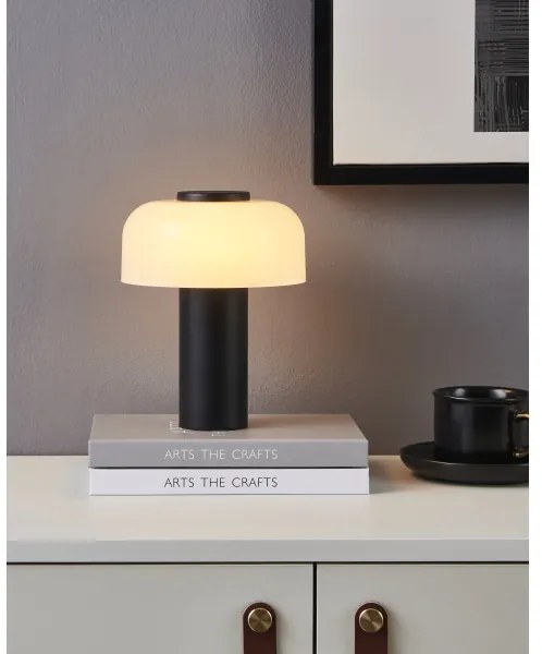 Lampă LED dimabilă de exterior Eglo 900984 PONENTE 2,25W/5V 5200mAh IP44 negru/alb