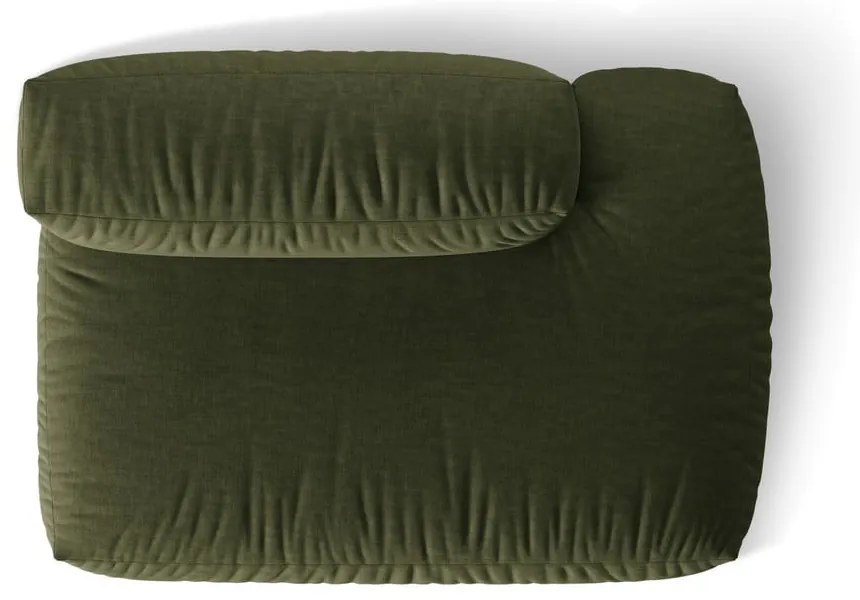 Modul pentru canapea modulară verde (cu colț pe partea dreaptă) Martina – Micadoni Home