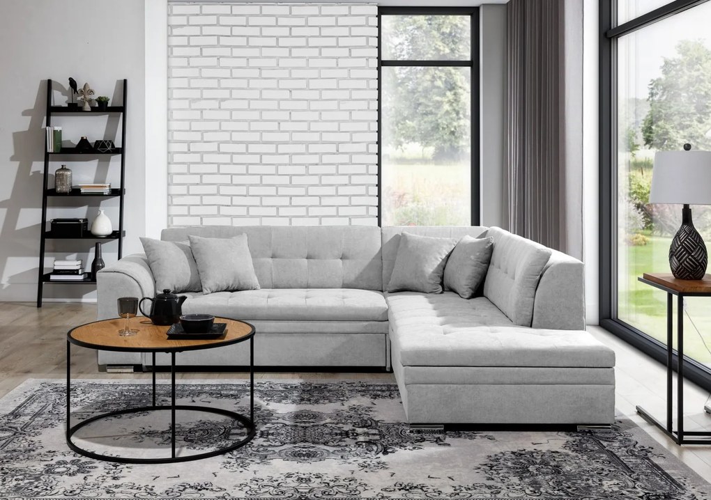 Colțar lemn masiv Extensibil Penelope 260x205cm Personalizabil - Poco 03, Dreapta