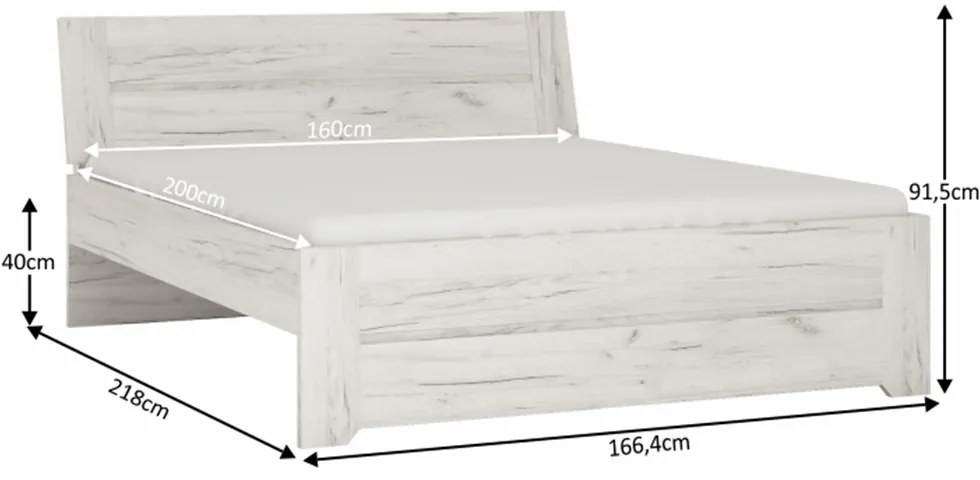 Pat matrimonial 160 cm Adamus Typ 92. 808780