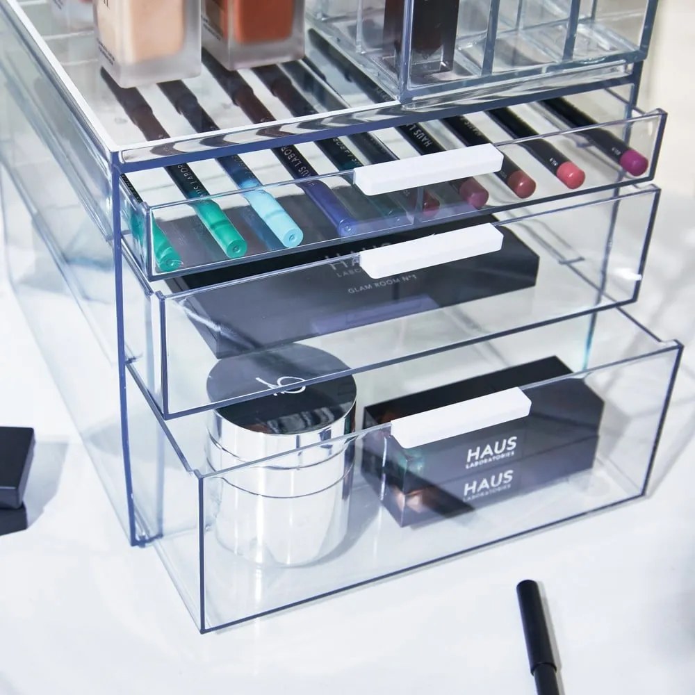 Organizator de baie pentru cosmetice din plastic reciclat – iDesign