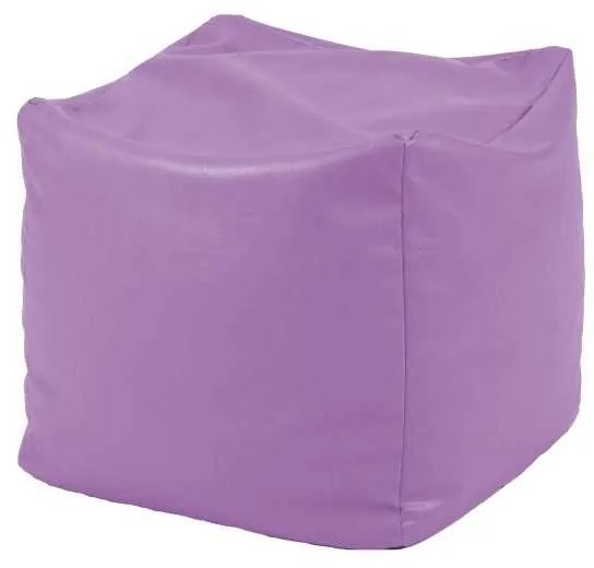 Taburet Cub XL, Material Piele ecologica - Violet