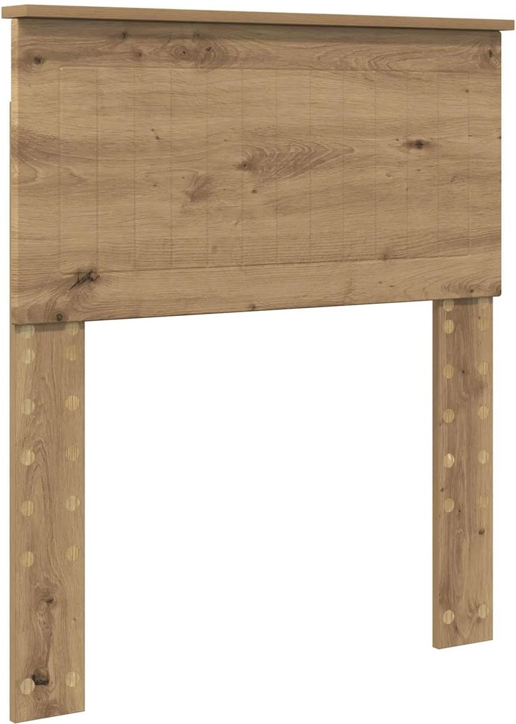 vidaXL Tăblie cap Stejar Artizanal 75 cm Lemn compozit