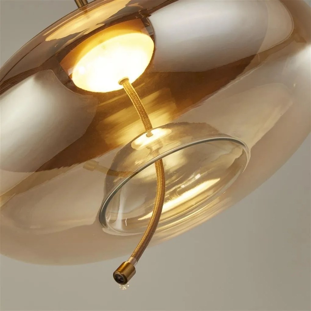 Lustra, Pendul LED design modern minimalist Lisbon chihlimbar