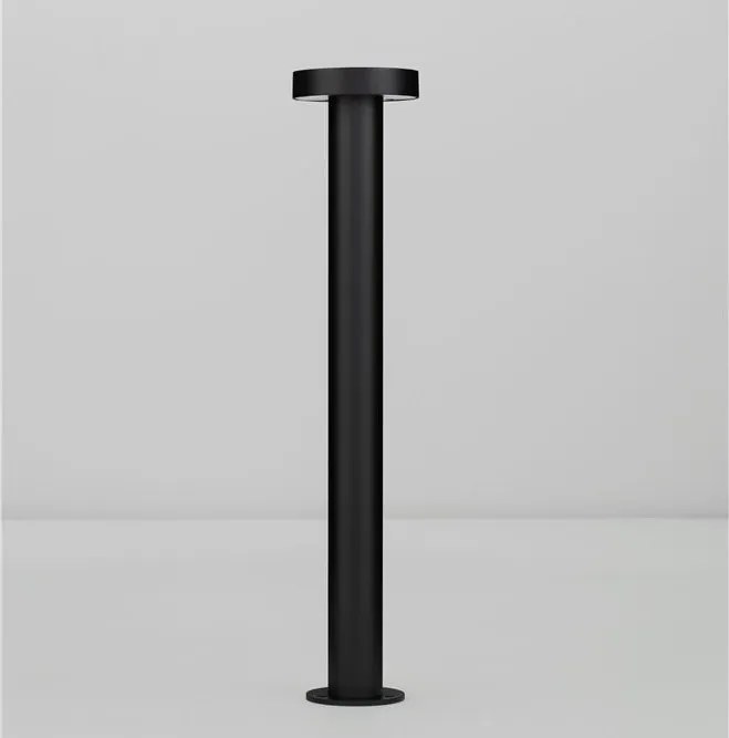 Stalp exterior IP65 LED 3000K GONG negru H-60cm