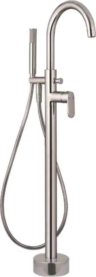 Baterie cada - dus freestanding Inter Ceramic finisaj crom cu set de dus
