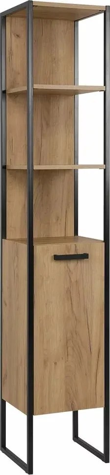 Dulap coloana pe pardoseala 35 cm cu 1 usa Comad Brooklin stejar auriu stejar Craft
