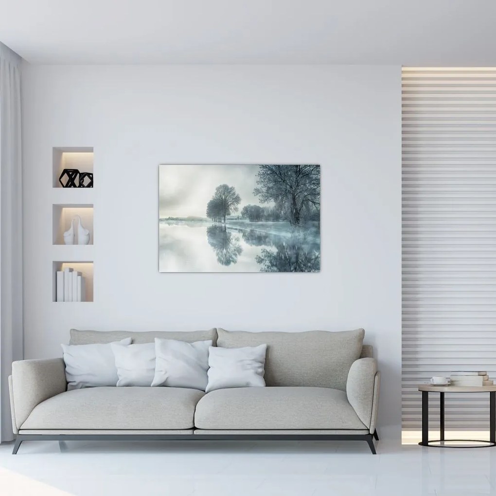 Tablou cu natura iarna (90x60 cm)