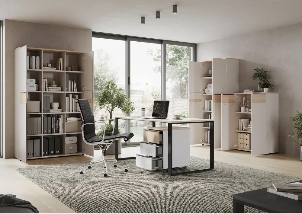 Birou cu aspect de lemn de stejar 80x160 cm Oviedo – Germania