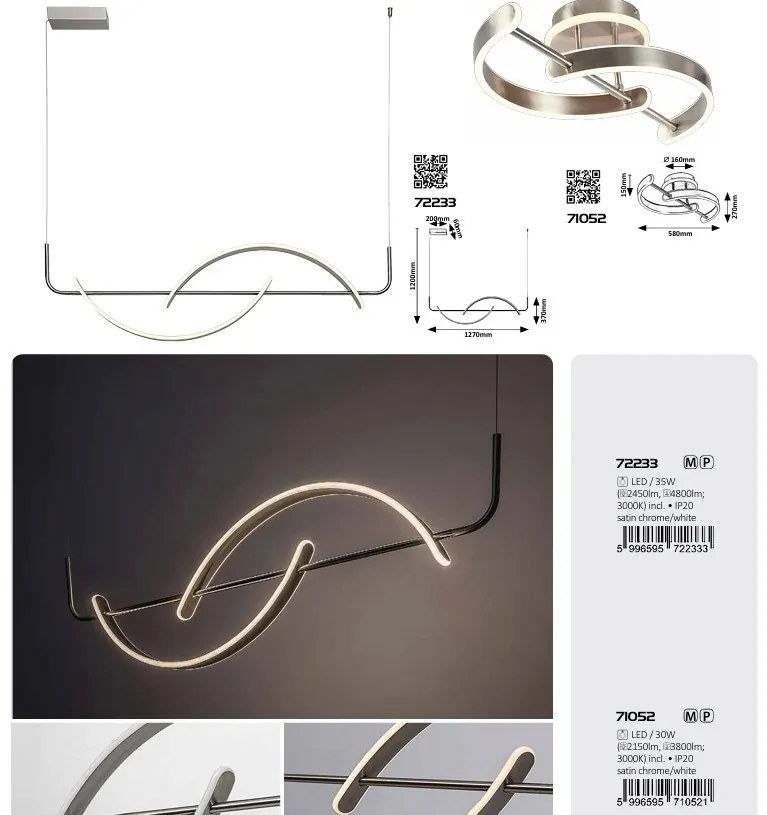 Aplica de perete LED design modern Jarnelle