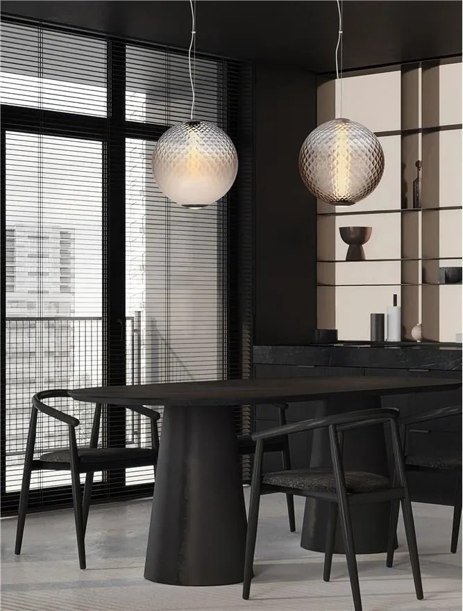 Lustra, Pendul LED, Sticla Opaca, AORA, NVL-9191244