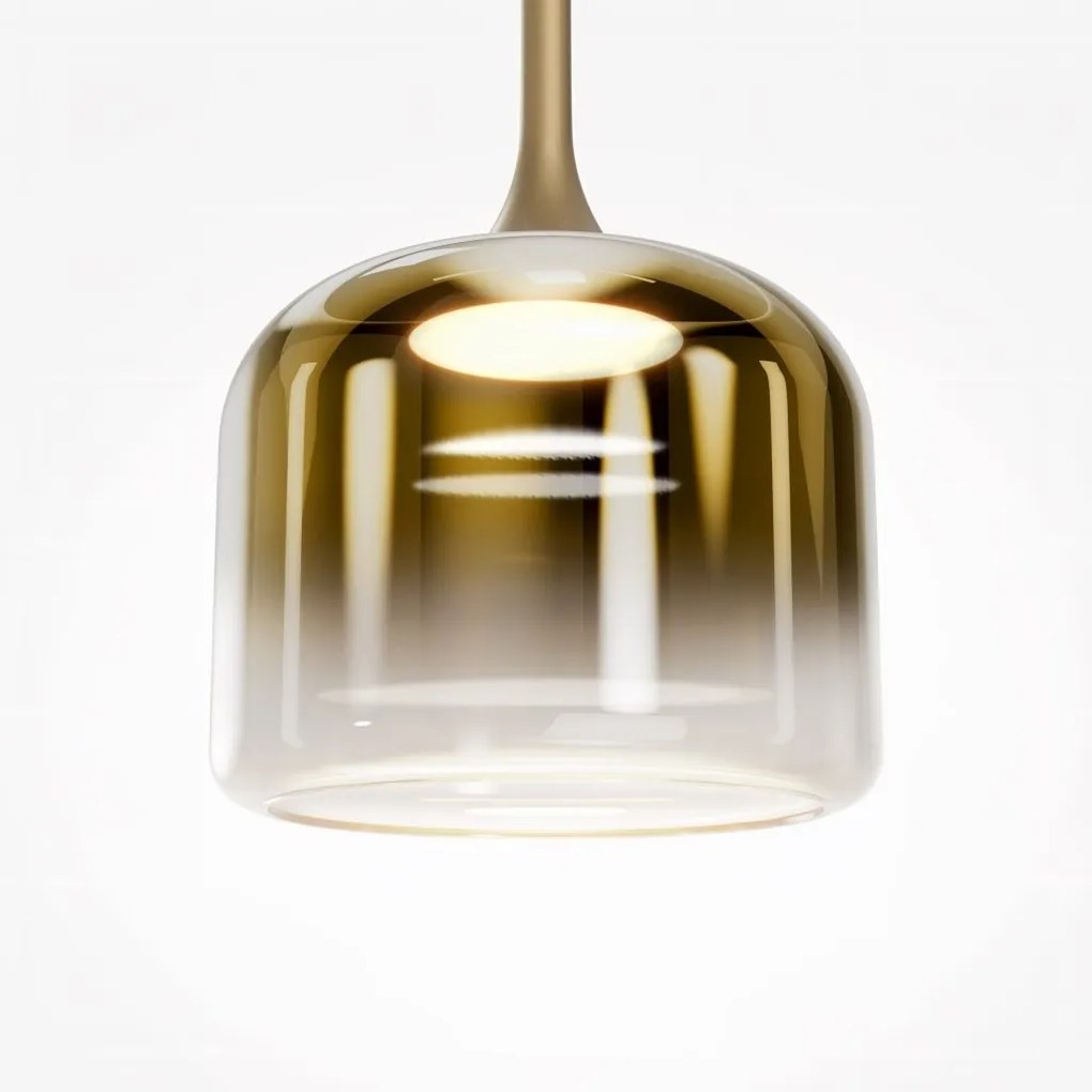 Lustra/Pendul LED design modern Spirito auriu