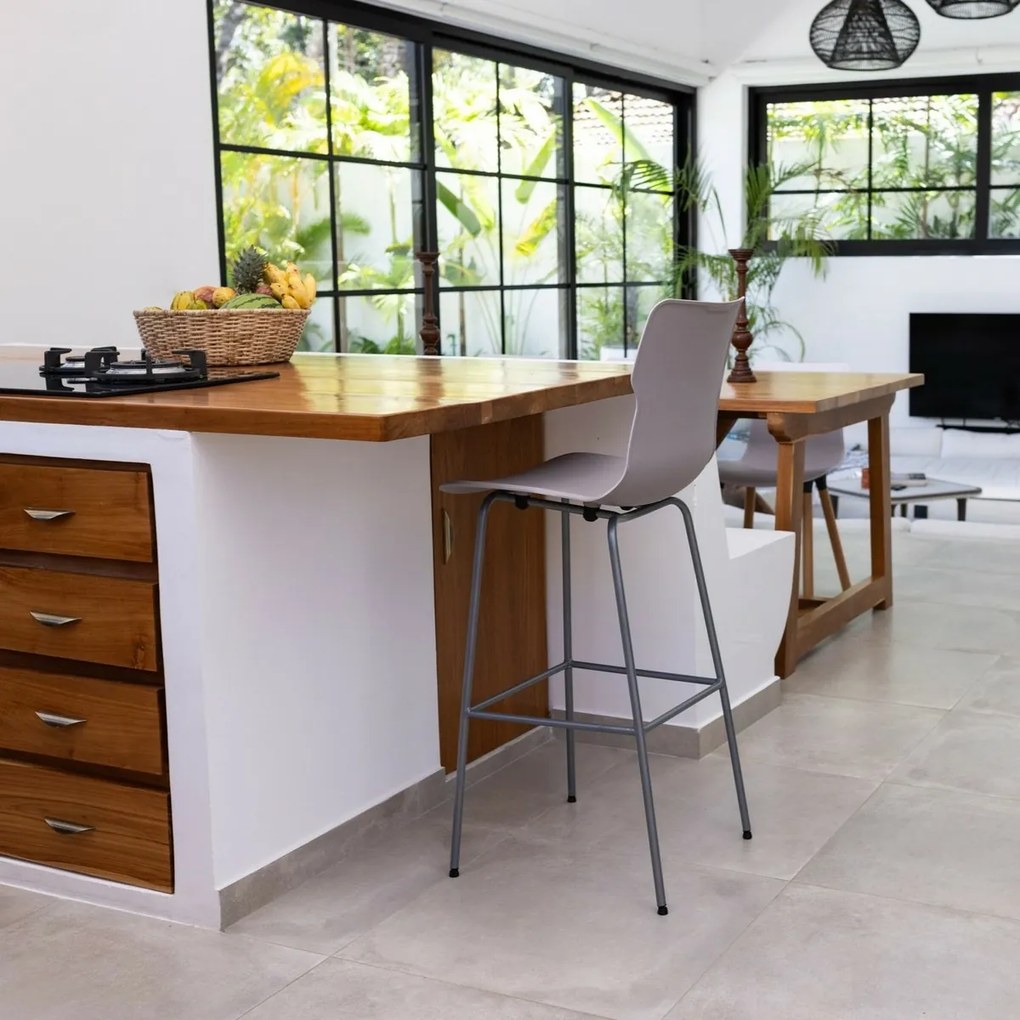 Scaun de bar Duo Stone 48 x 51,8 x 116 cm